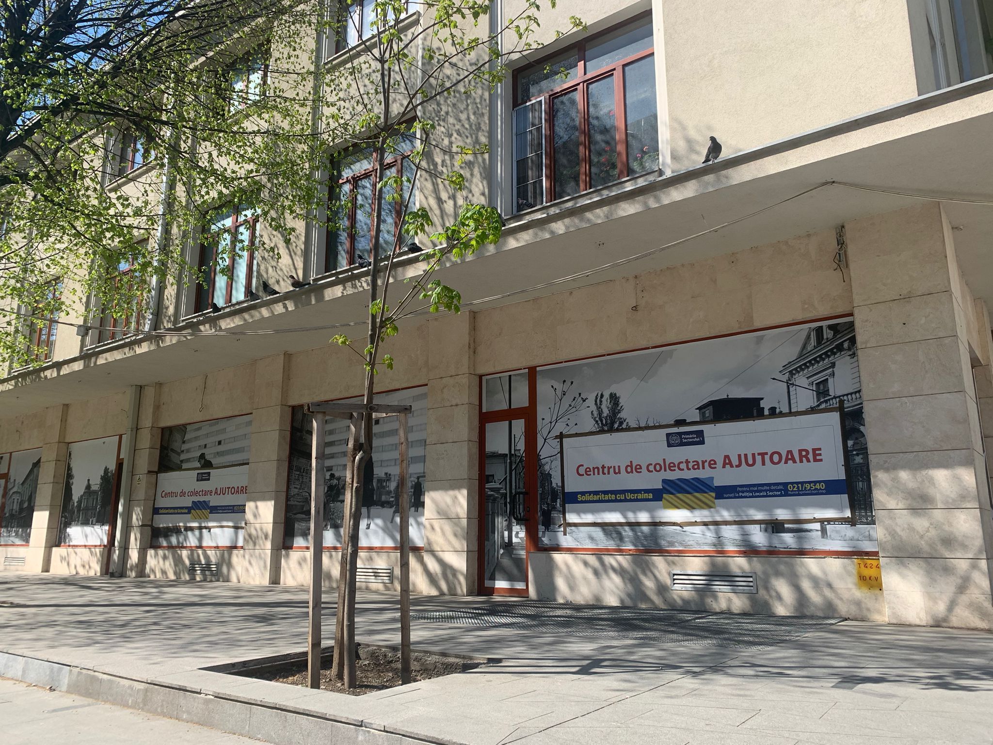 Piața Amzei: Am reamenajat centrul de donații pentru refugiații din Ucraina