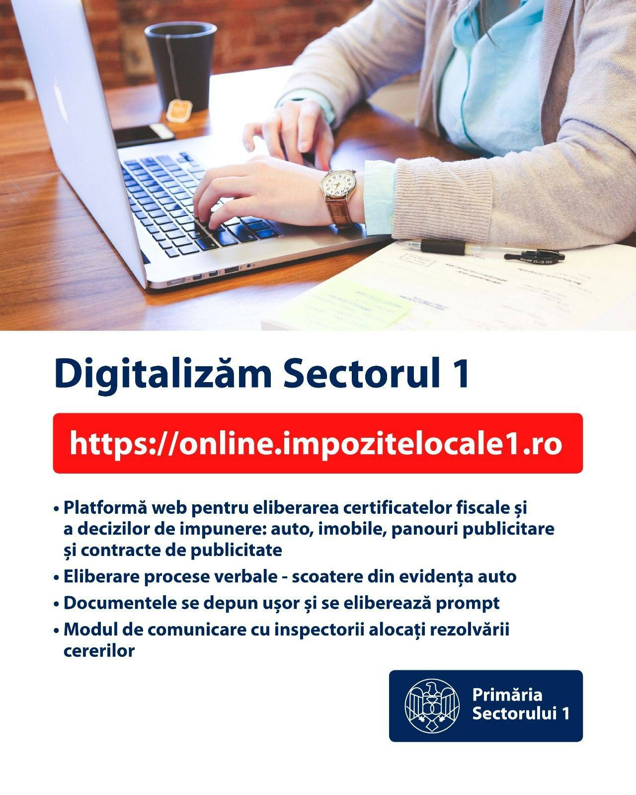 Platformă online pentru depunerea și eliberarea documentelor la Direcția Impozite și Taxe Locale